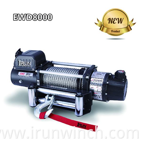 Dual Speed Electric Recovery Winch 8000lbs
